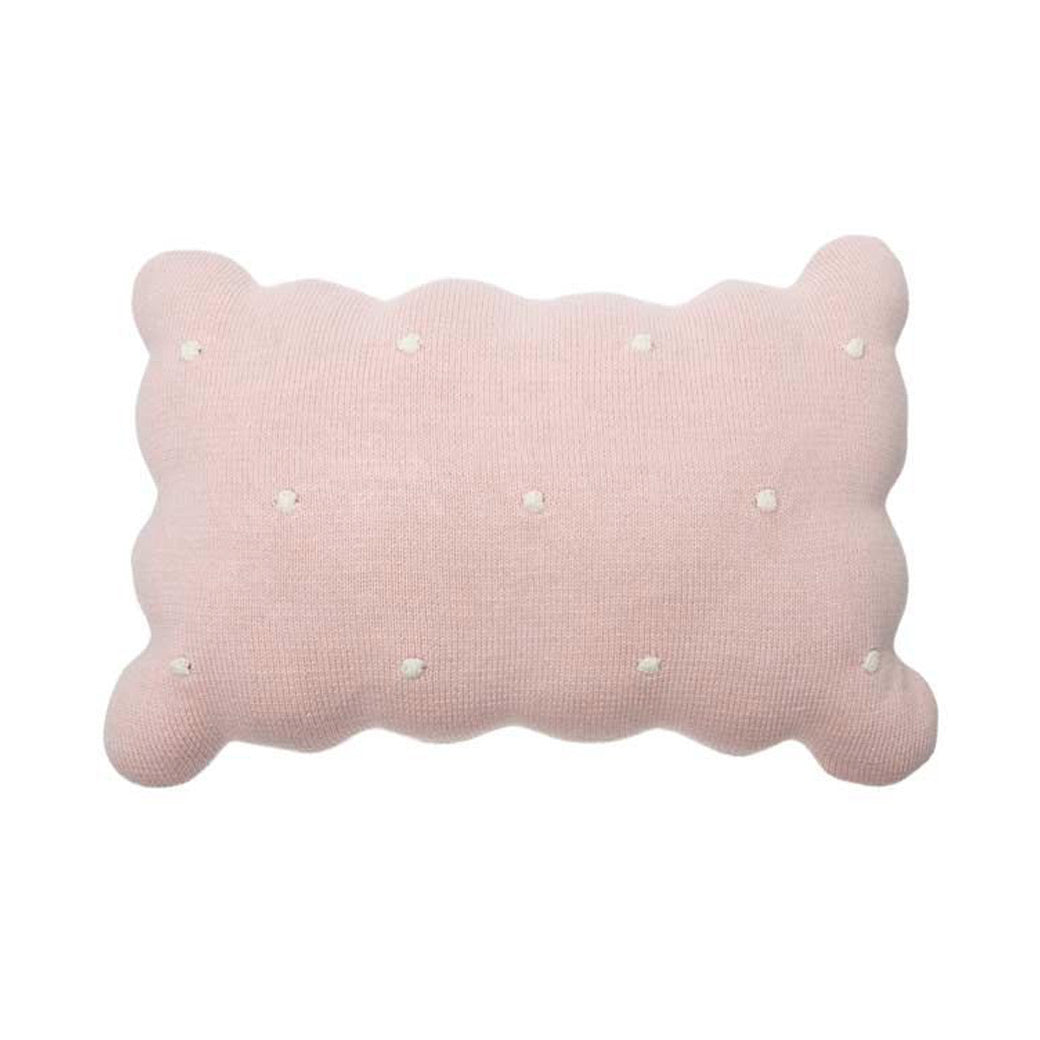Biscuit Knitted Cushion