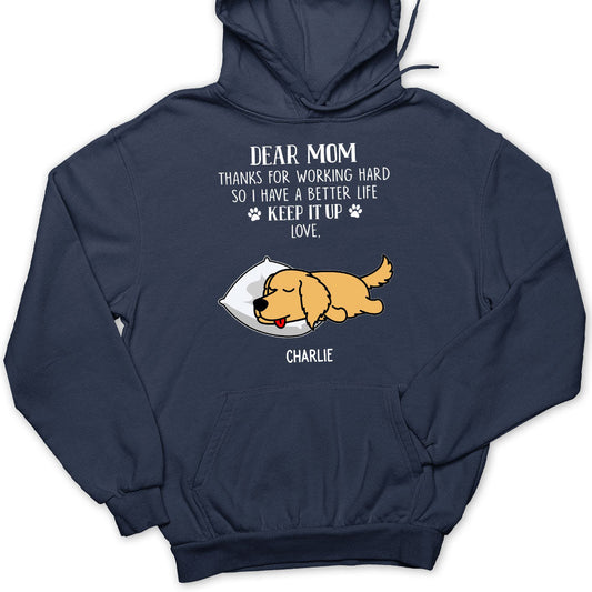 Working Hard - Personalized Custom Hoodie