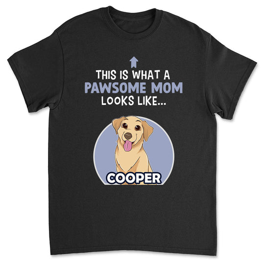 Pawsome Mom/Dad - Personalized Custom Unisex T-shirt