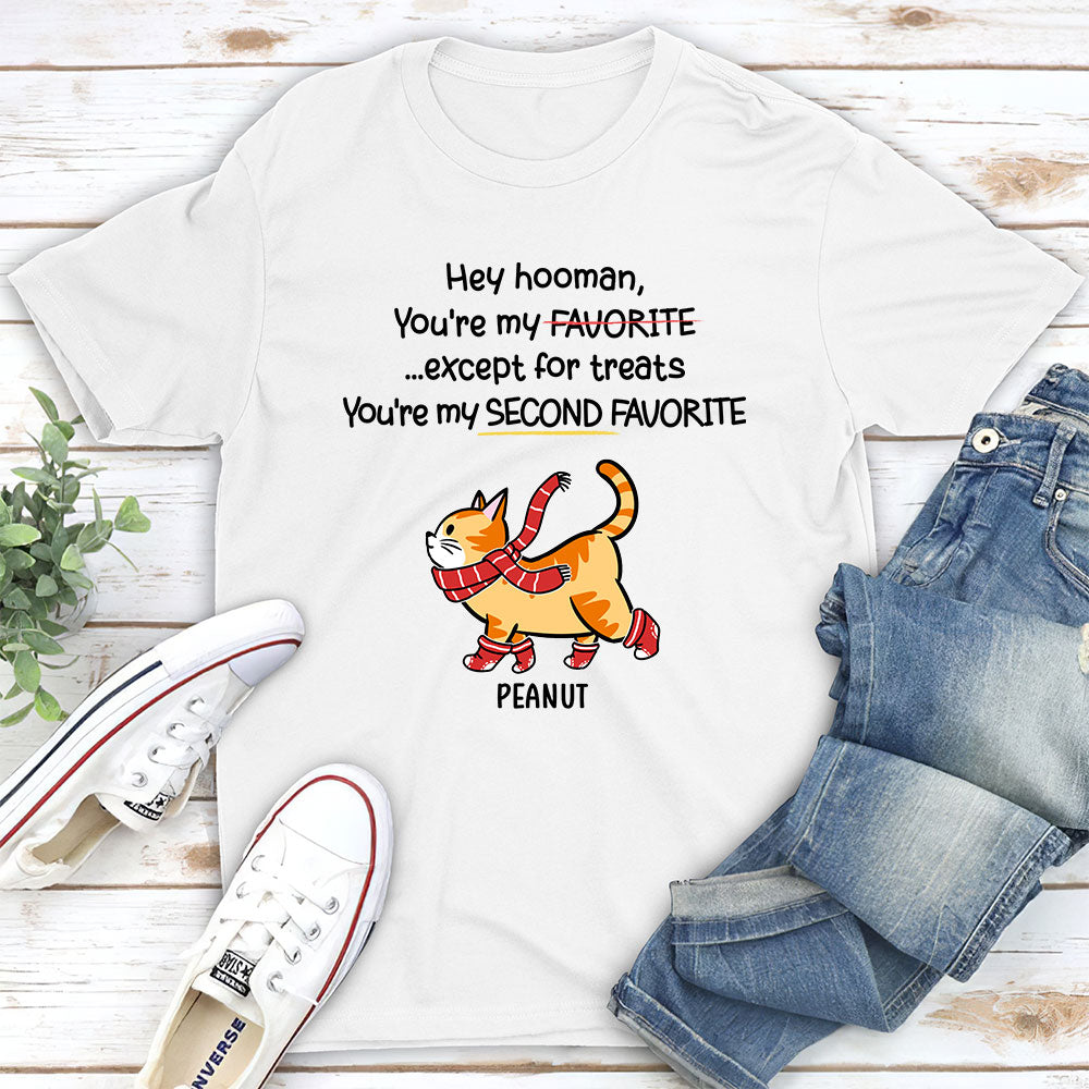 Cat Second Favorite - Personalized Custom Unisex T-shirt
