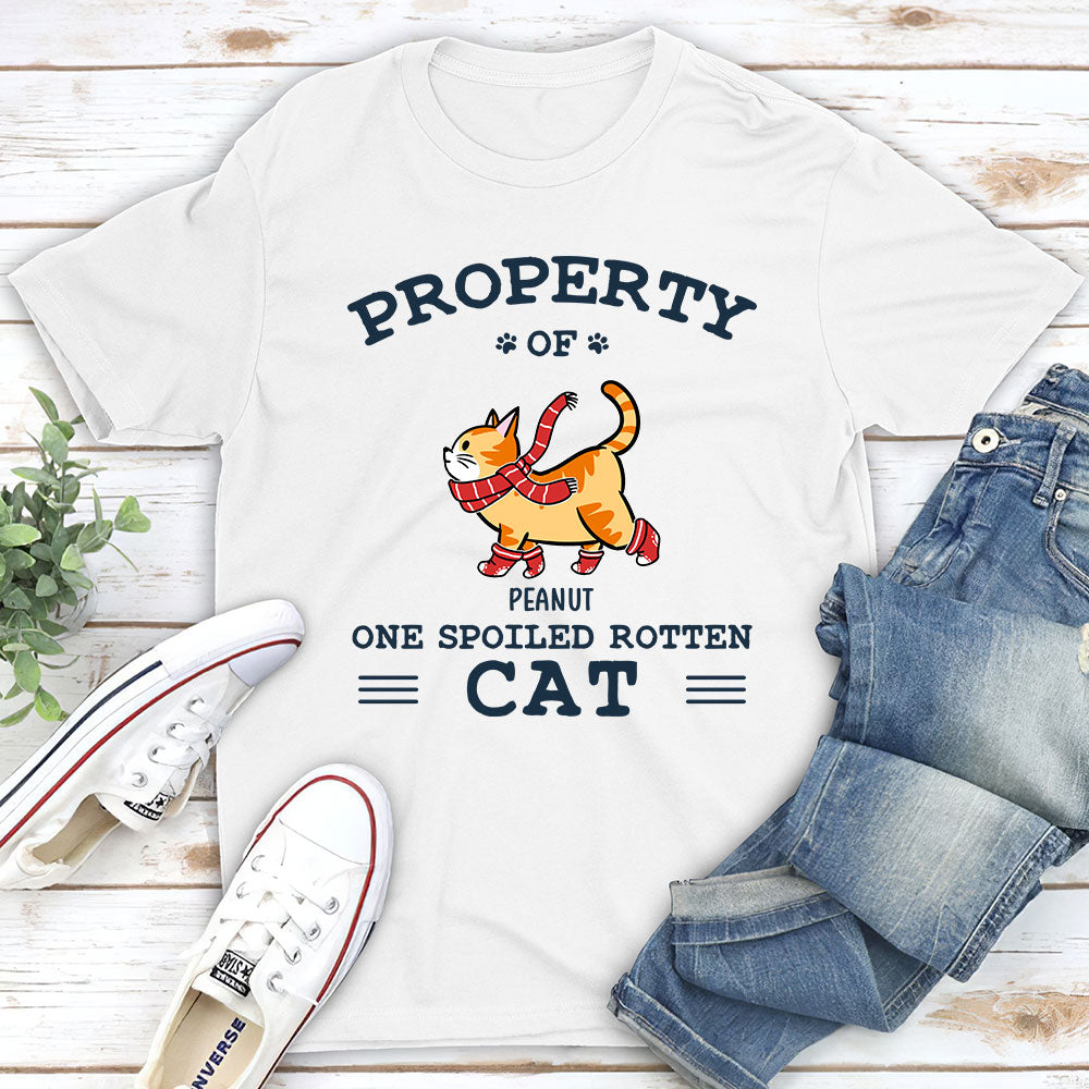 The Spoiled Rotten Cats - Personalized Custom Unisex T-shirt