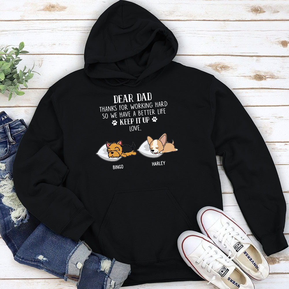Working Hard - Personalized Custom Hoodie