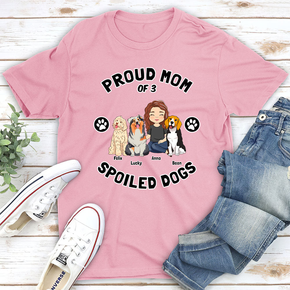 Spoiled Dog Parent - Personalized Custom Unisex T-shirt
