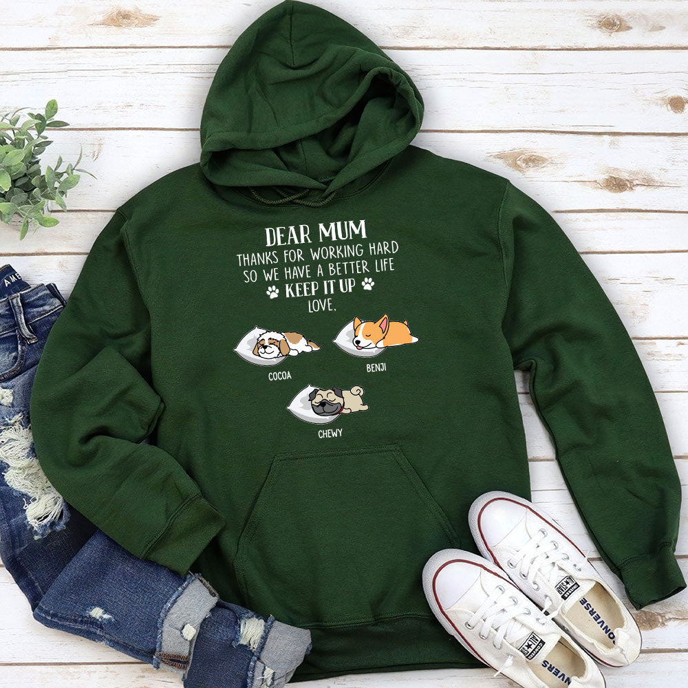 Working Hard - Personalized Custom Hoodie