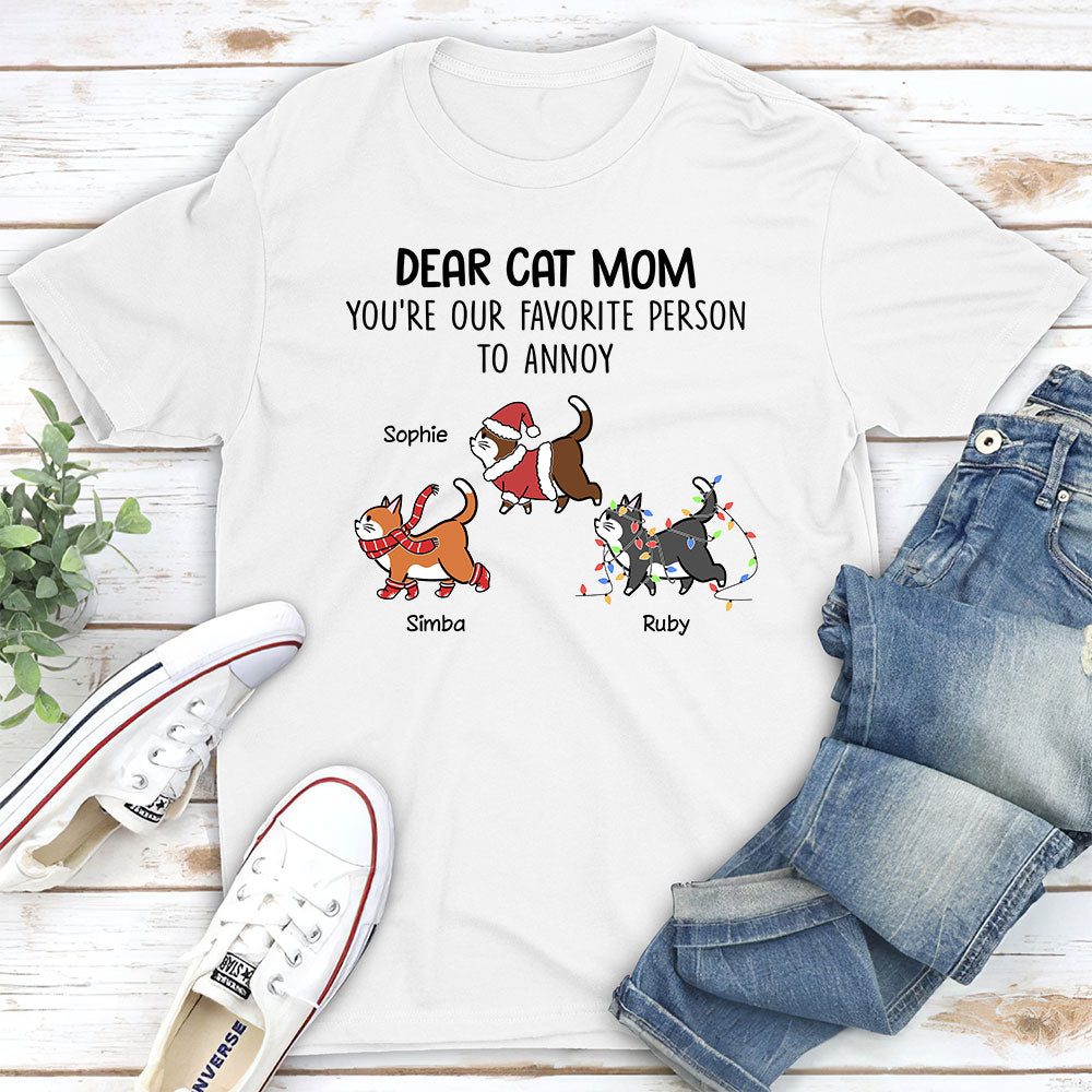Favorite Person To Annoy - Personalized Custom Unisex T-shirt