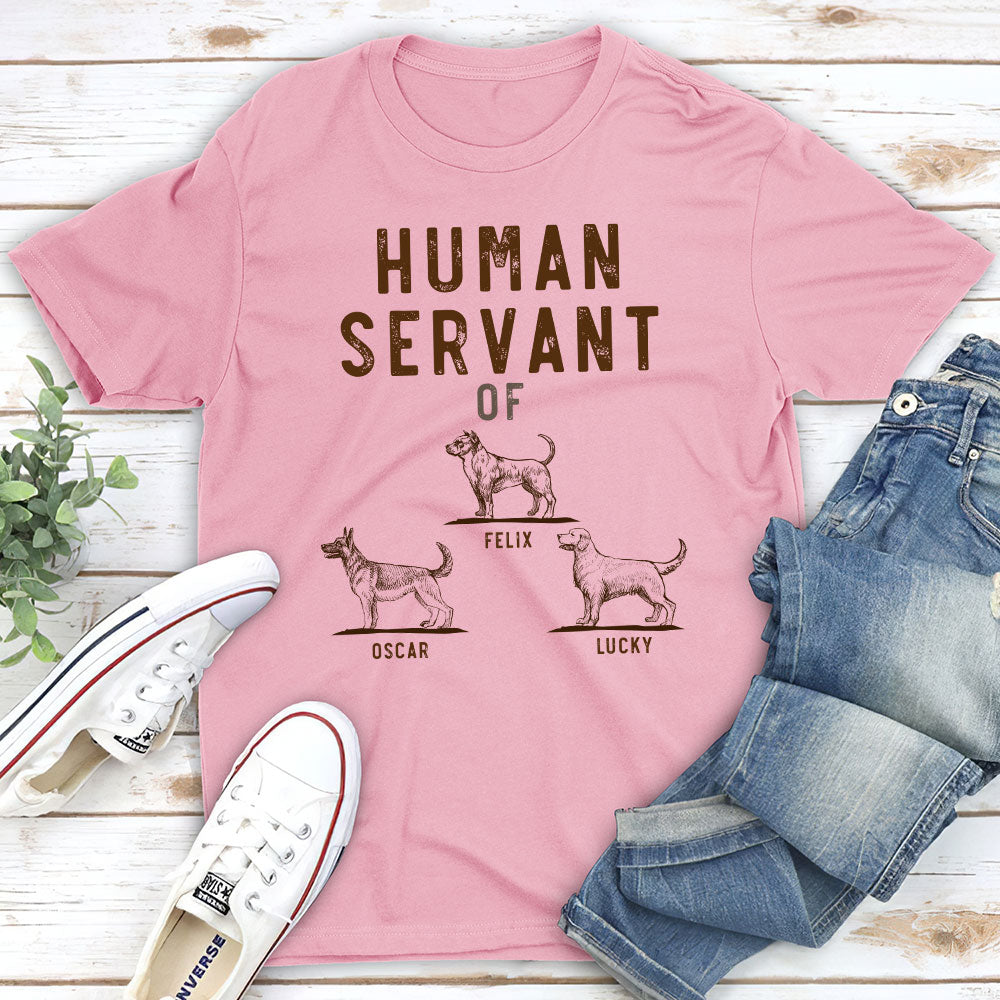 The Human Servant - Personalized Custom Premium T-shirt