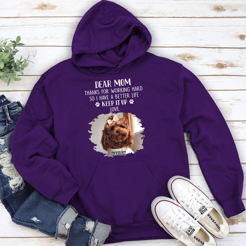 Working Hard - Personalized Custom Hoodie
