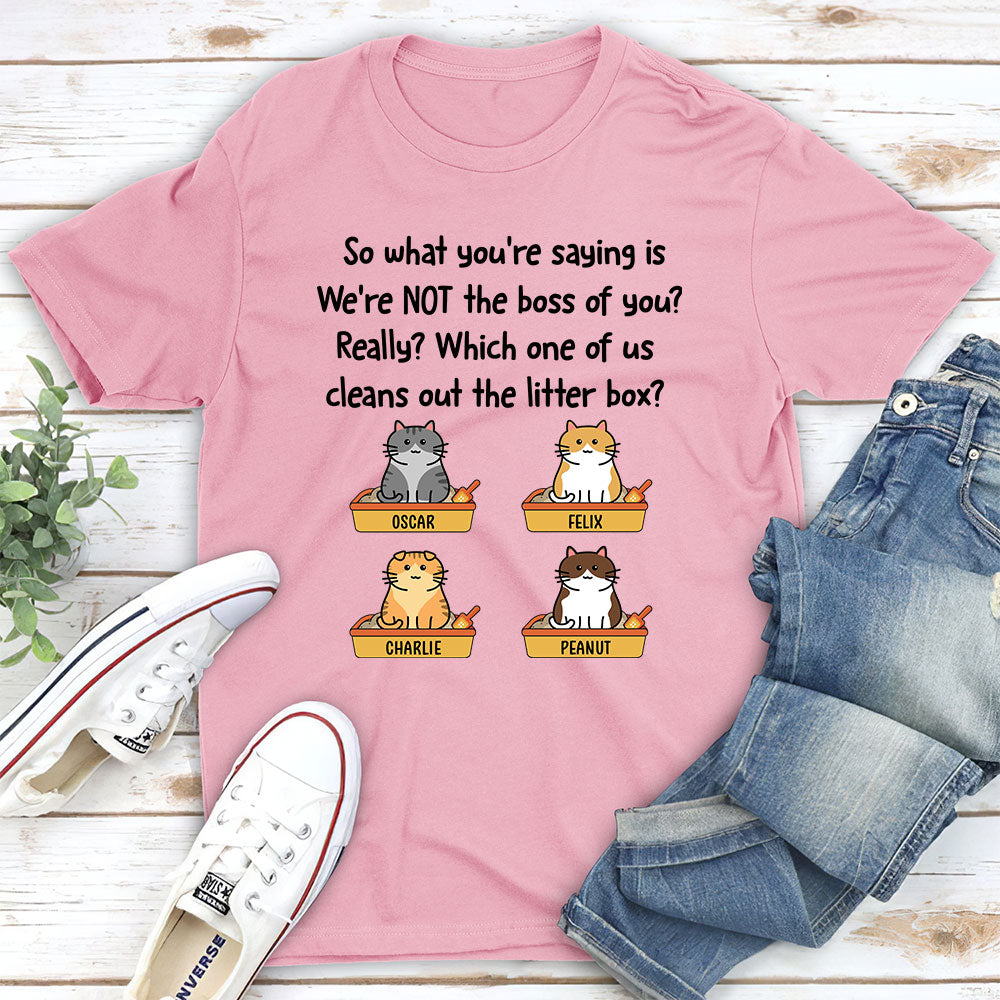 The Real Boss - Personalized Custom Unisex T-shirt