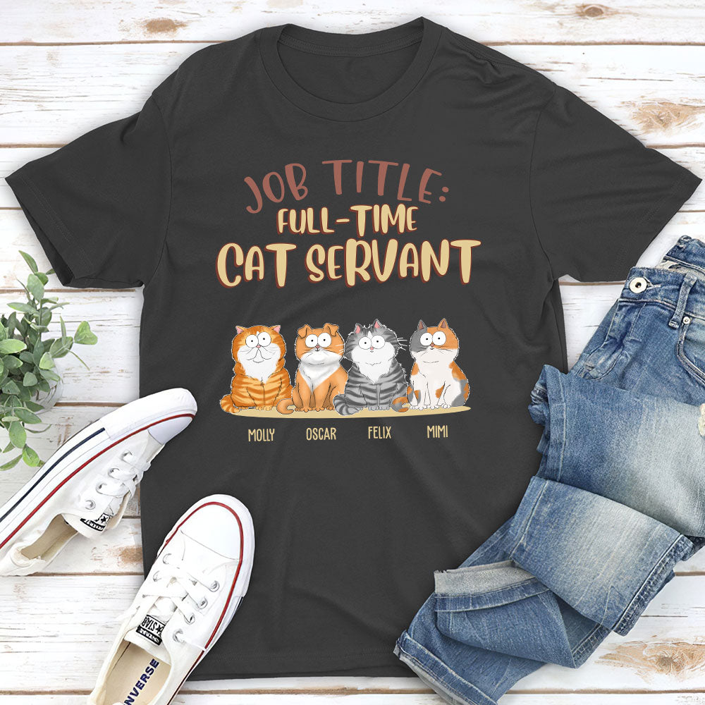 Fulltime Dog Servant - Personalized Custom Unisex T-shirt