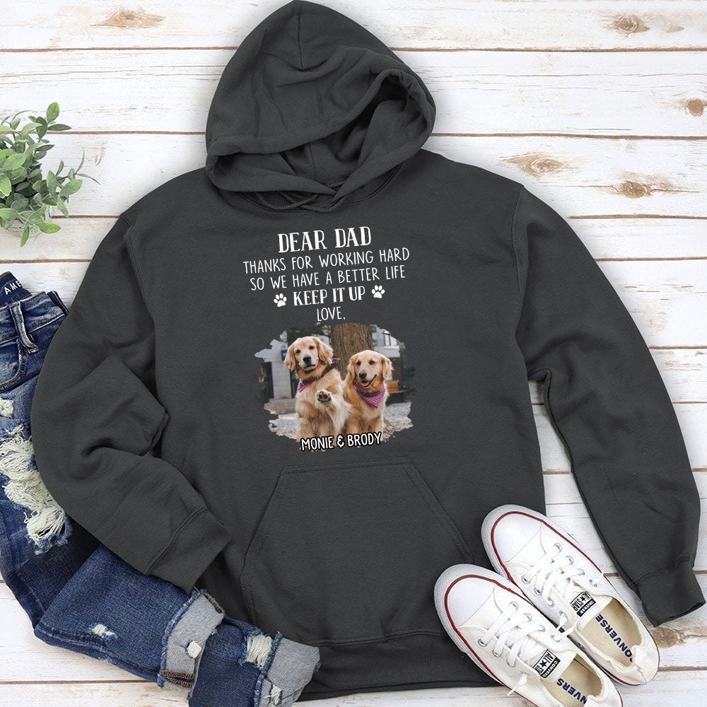 Working Hard - Personalized Custom Hoodie