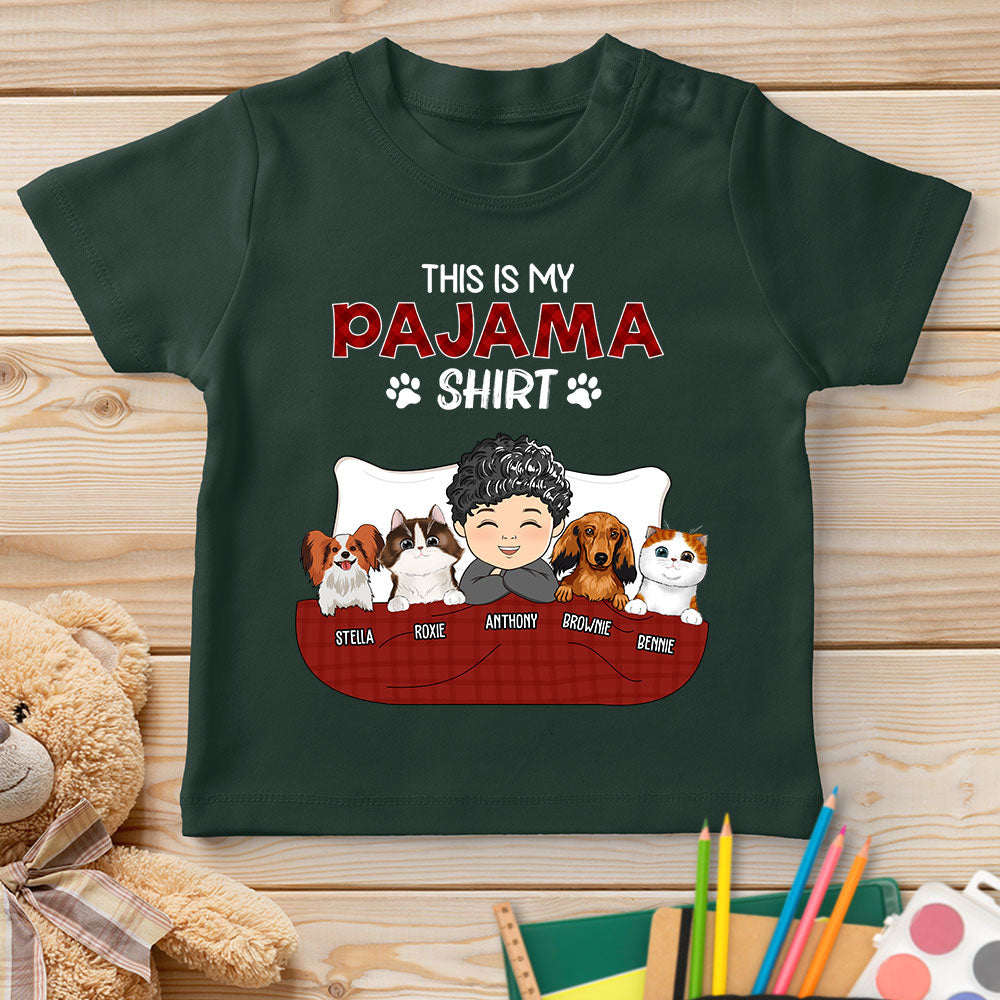 Pajama Shirt Version 2 - Personalized Custom Youth T-shirt