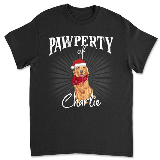 Vintage Dog Property - Personalized Custom Unisex T-shirt
