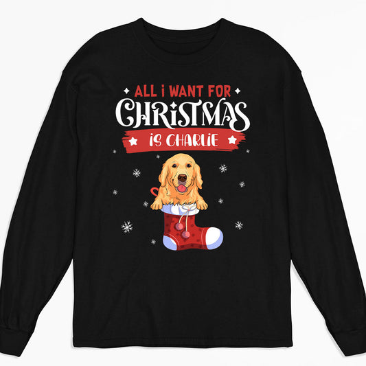 Christmas Wishlist - Personalized Custom Long Sleeve