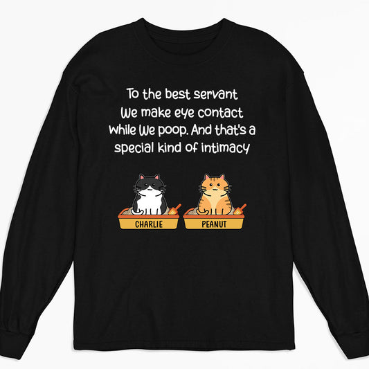 Eye Contact - Personalized Custom Long Sleeve T-shirt