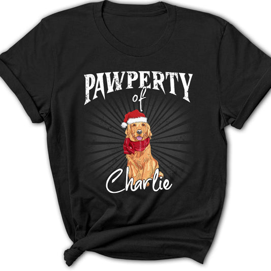 Vintage Dog Property - Personalized Custom Women's T-shirt