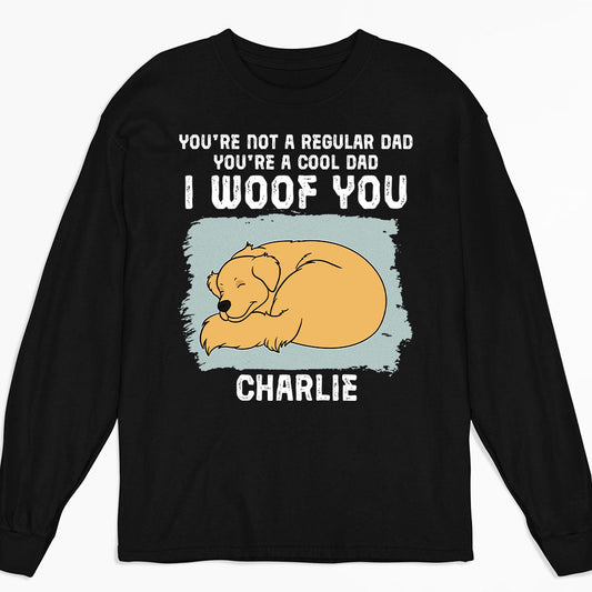 Super Cool Dad - Personalized Custom Long Sleeve T-shirt