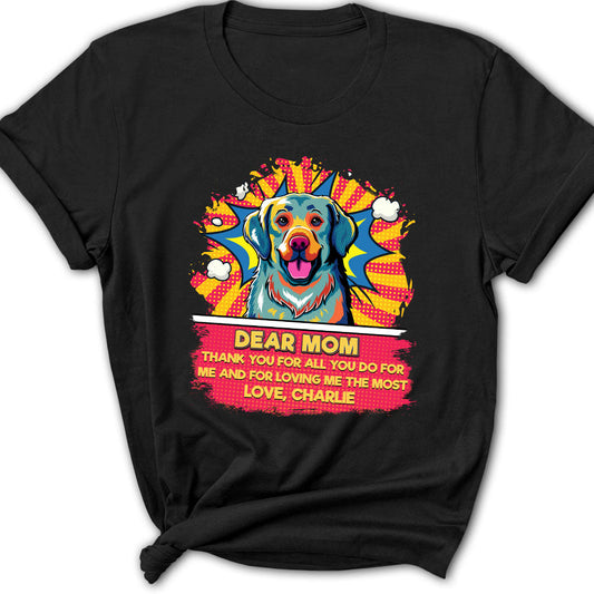 For Loving Me Most - Personalized Custom Women's T-shirt