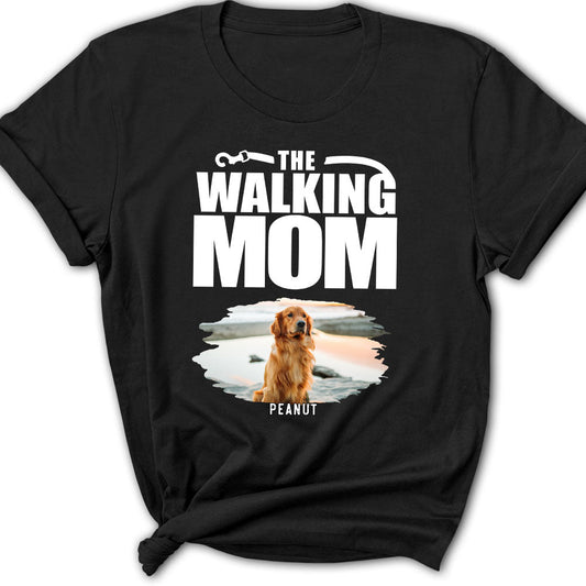 Walking Mom Photo - Personalized Custom Women's T-shirt