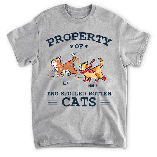The Spoiled Rotten Cats - Personalized Custom Unisex T-shirt