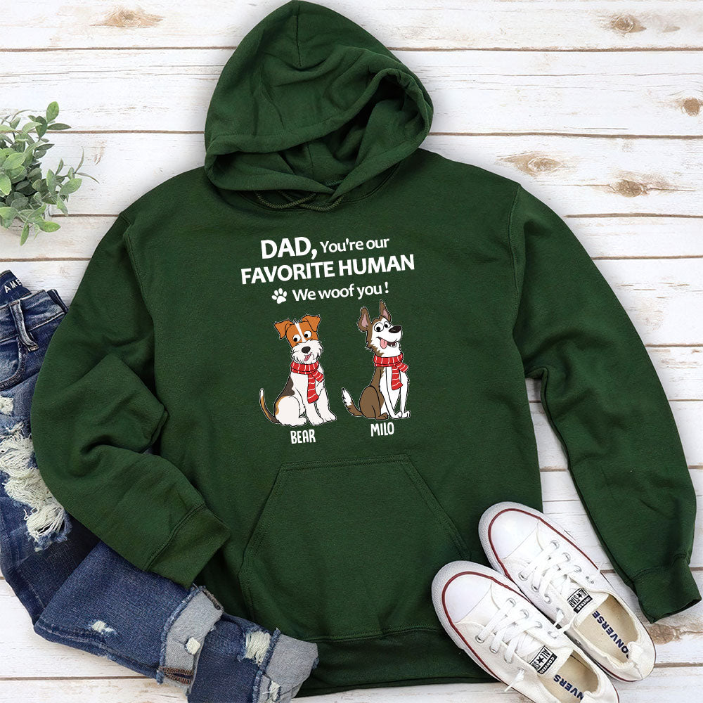 To My Favorite Human - Personalized Custom Hoodie