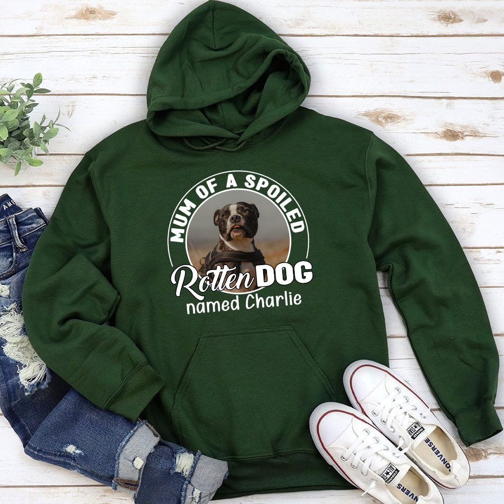 Spoiled Rotten Dog Photo - Personalized Custom Hoodie