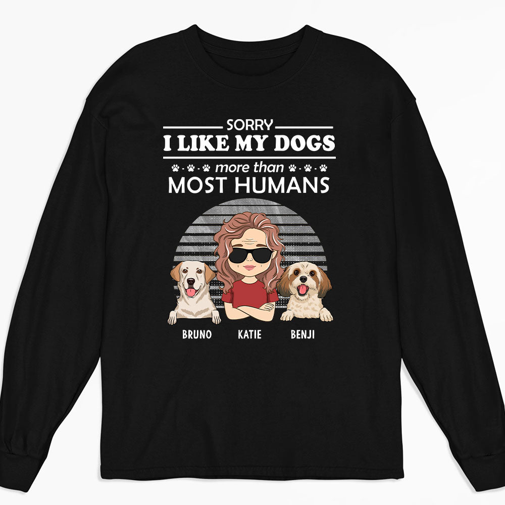 Sorry Not Sorry - Personalized Custom Long Sleeve T-shirt