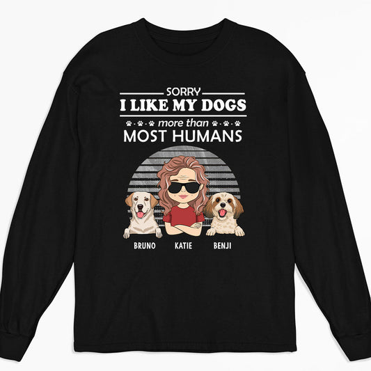 Sorry Not Sorry - Personalized Custom Long Sleeve T-shirt