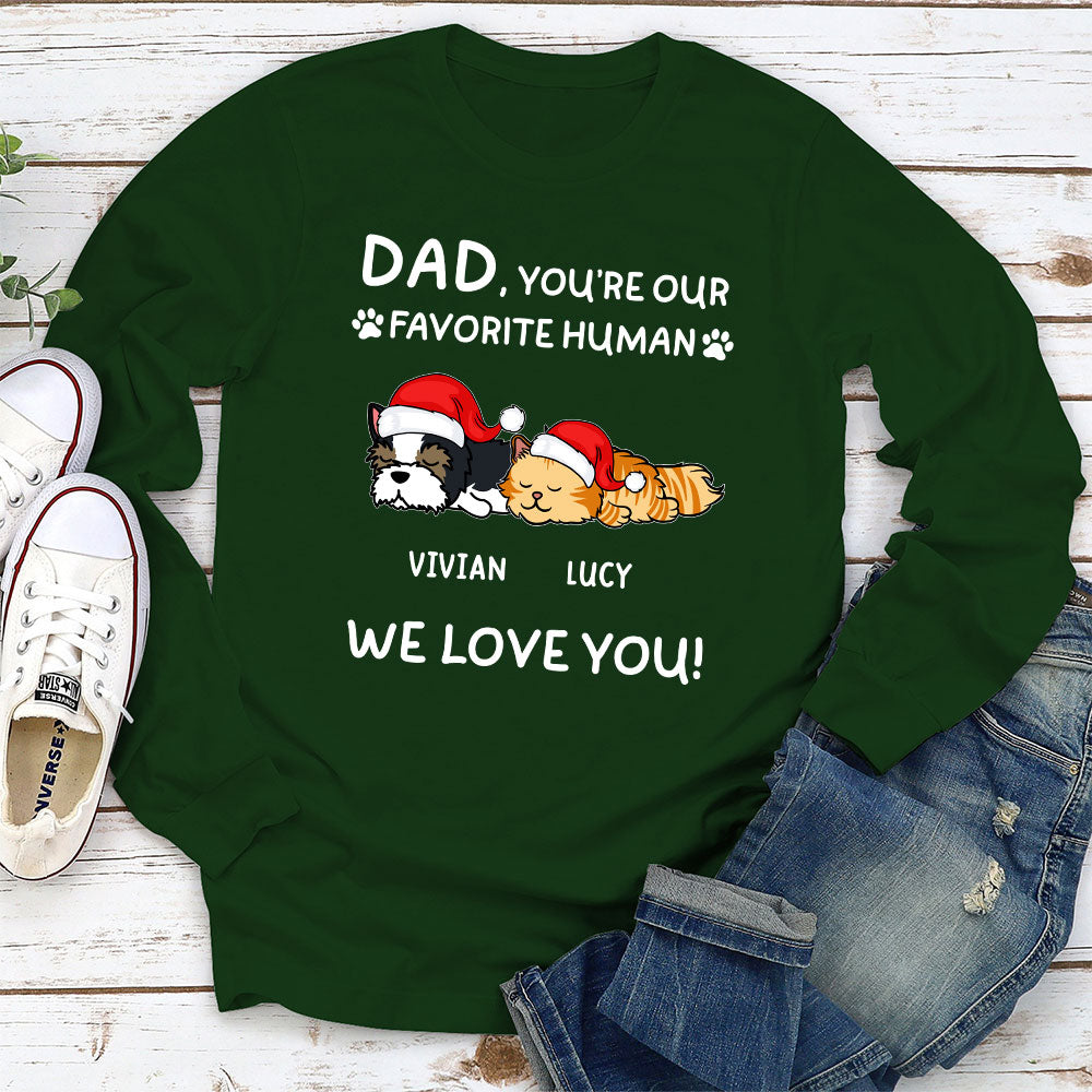 Favorite Pet - Personalized Custom Long Sleeve T-shirt