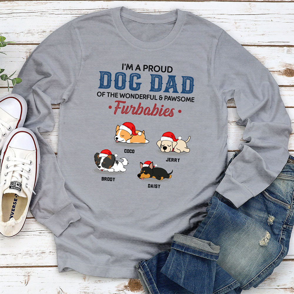 Wonderful And Pawsome - Personalized Custom Long Sleeve T-shirt
