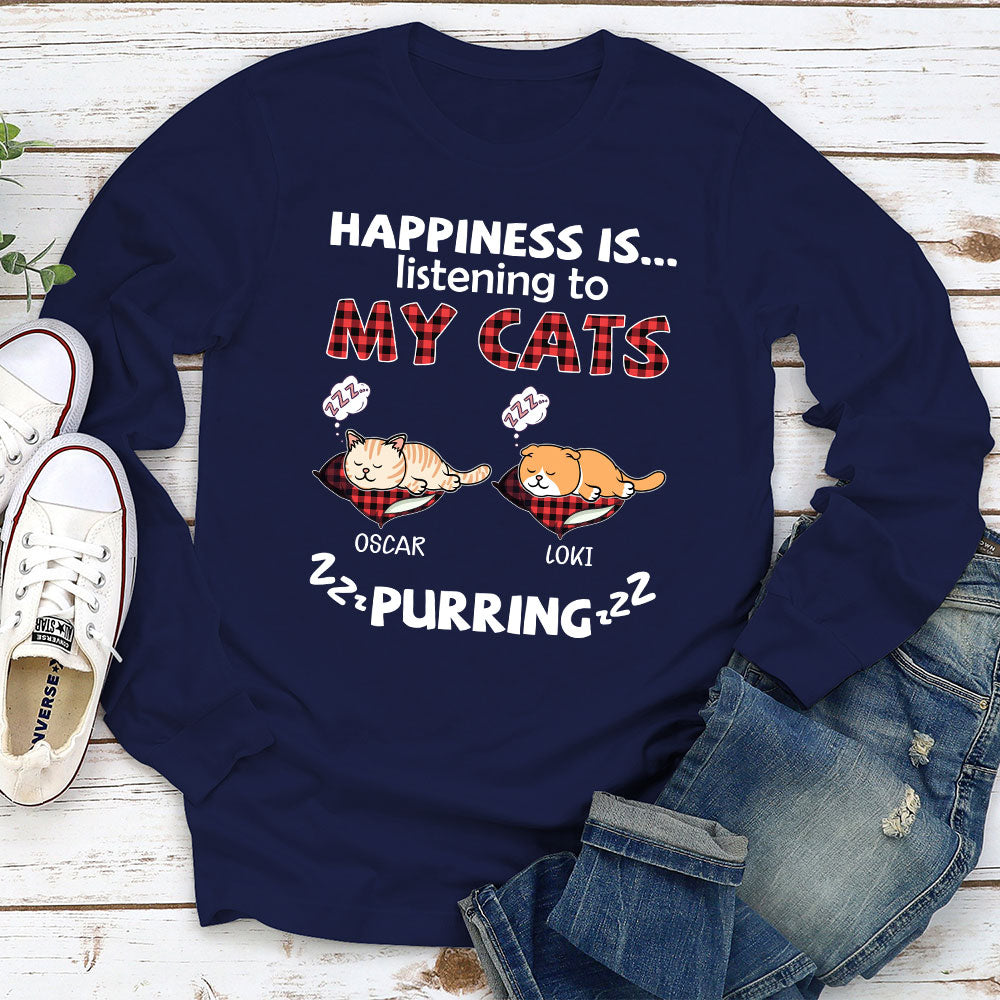 My Pets Snoring - Personalized Custom Long Sleeve T-shirt