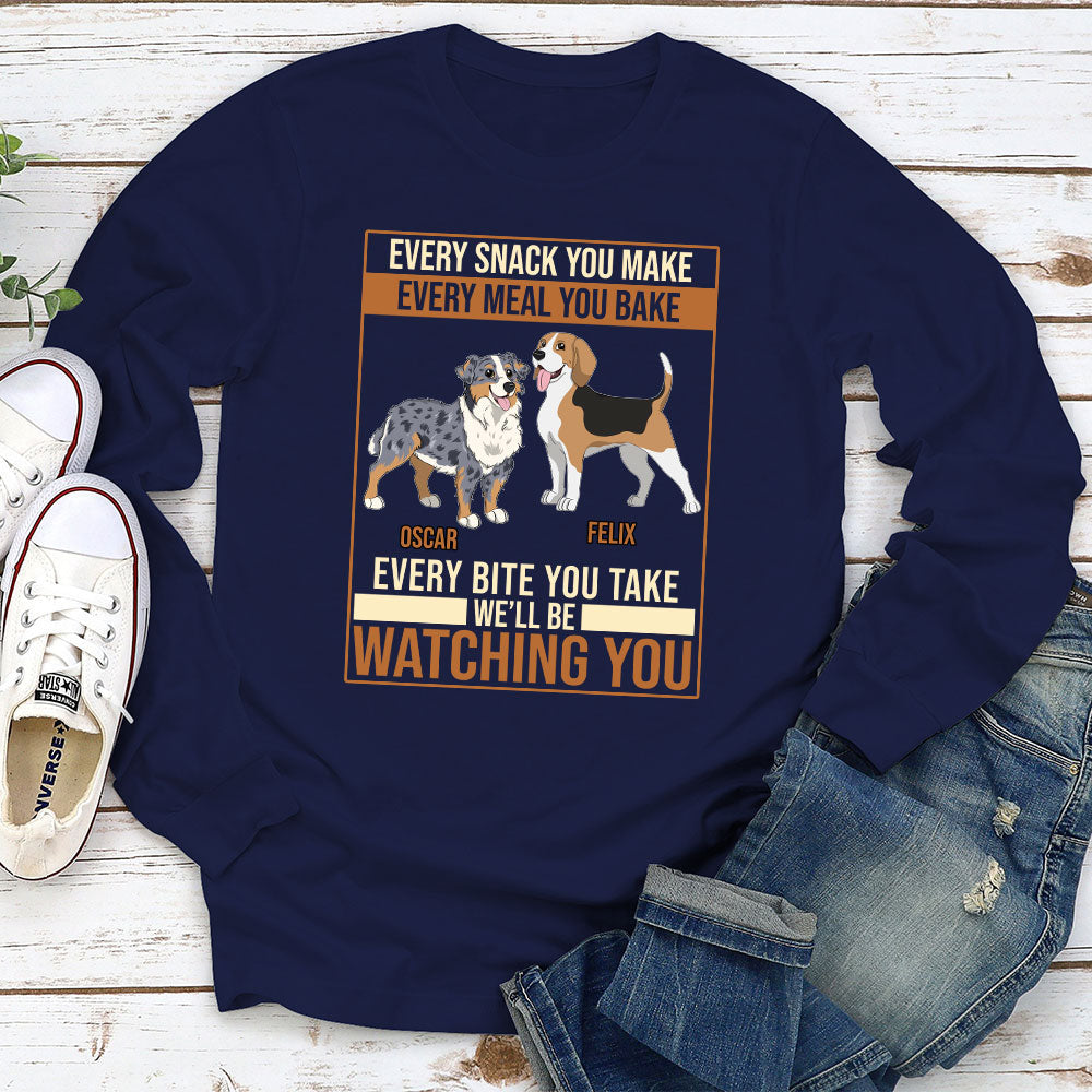 Snack And Meal - Personalized Custom Long Sleeve T-shirt