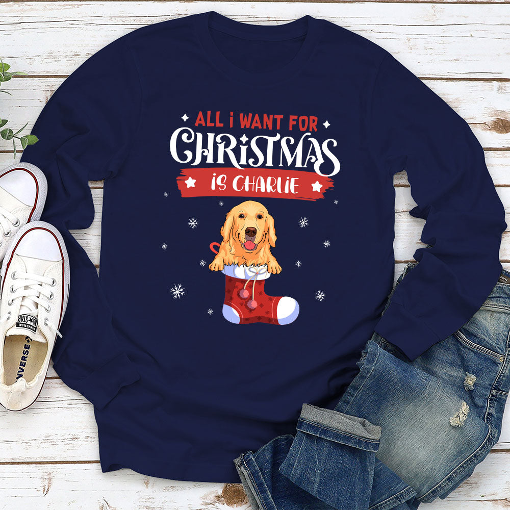 Christmas Wishlist - Personalized Custom Long Sleeve