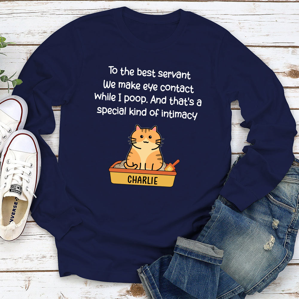 Eye Contact - Personalized Custom Long Sleeve T-shirt