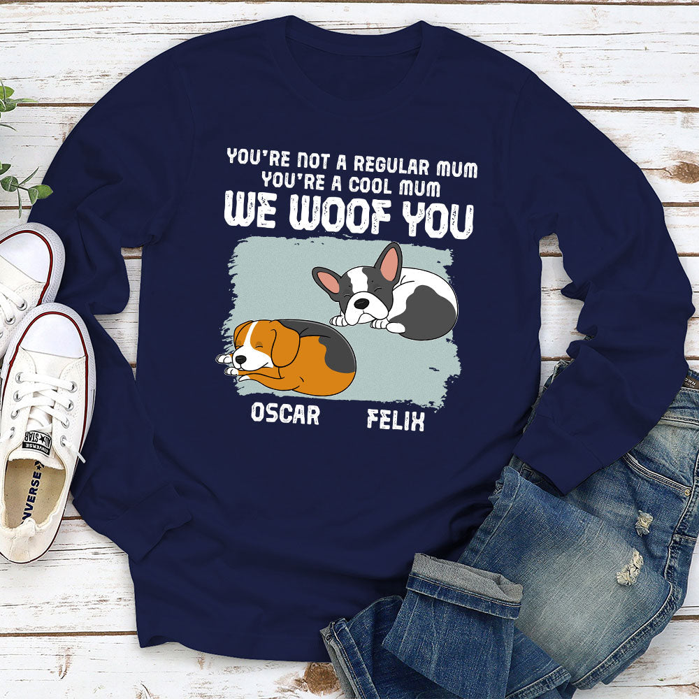 Super Cool Dad - Personalized Custom Long Sleeve T-shirt