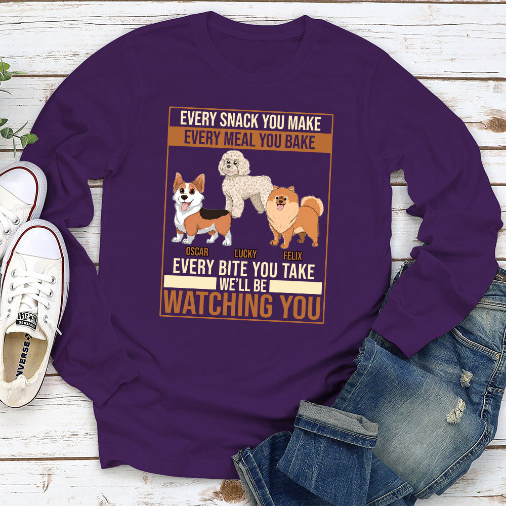 Snack And Meal - Personalized Custom Long Sleeve T-shirt