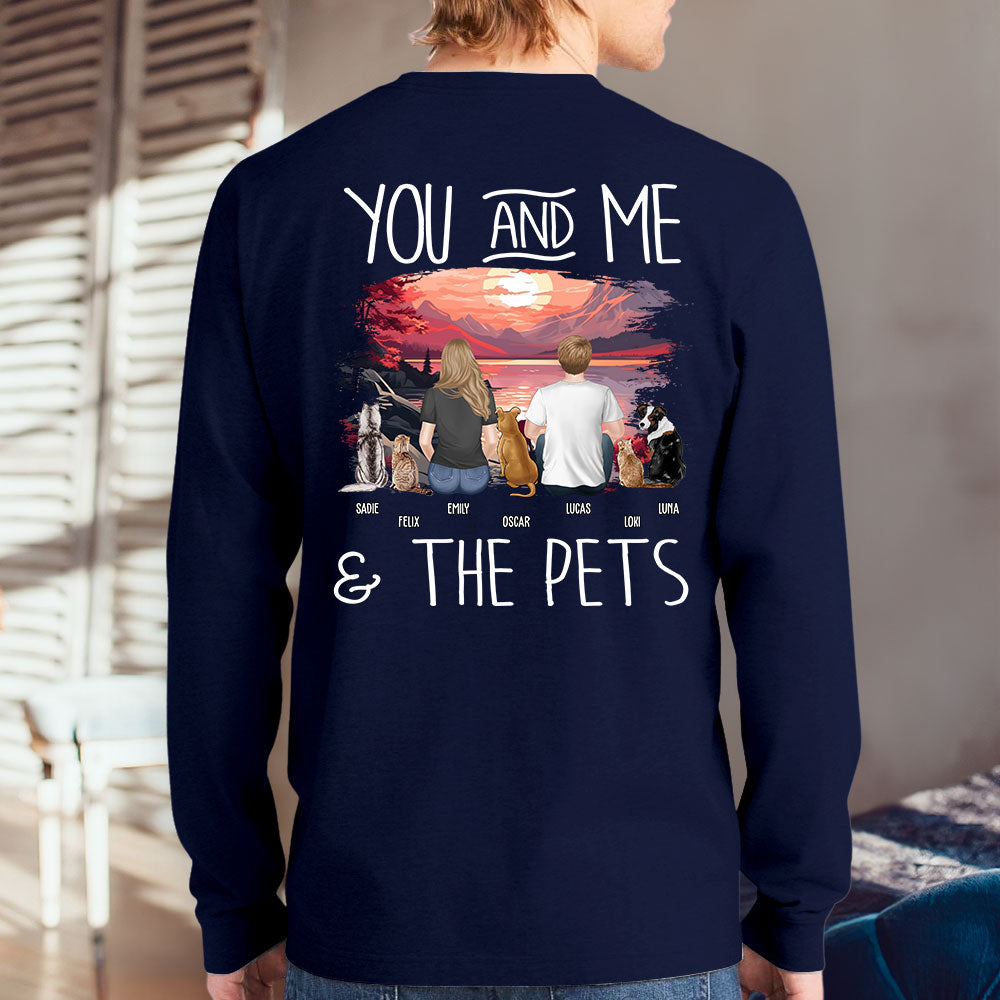You Me Dogs - Personalized Custom Long Sleeve T-shirt