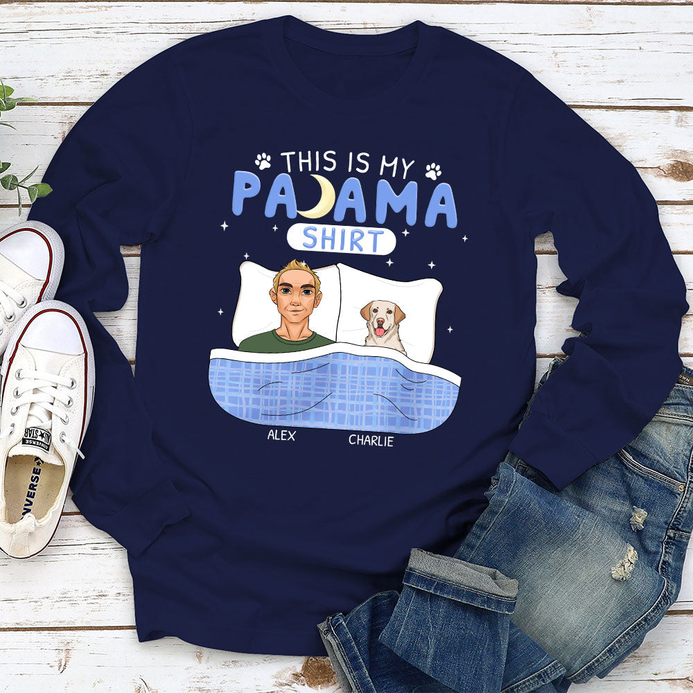 This Is Pajama - Personalized Custom Long Sleeve T-shirt