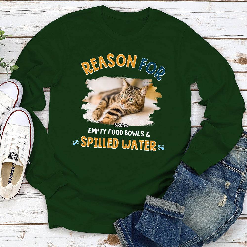 The Reasons For - Personalized Custom Long Sleeve T-shirt