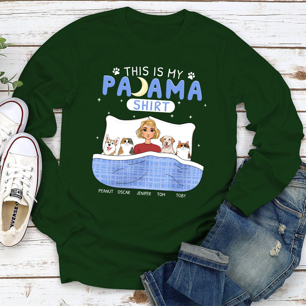 This Is Pajama - Personalized Custom Long Sleeve T-shirt