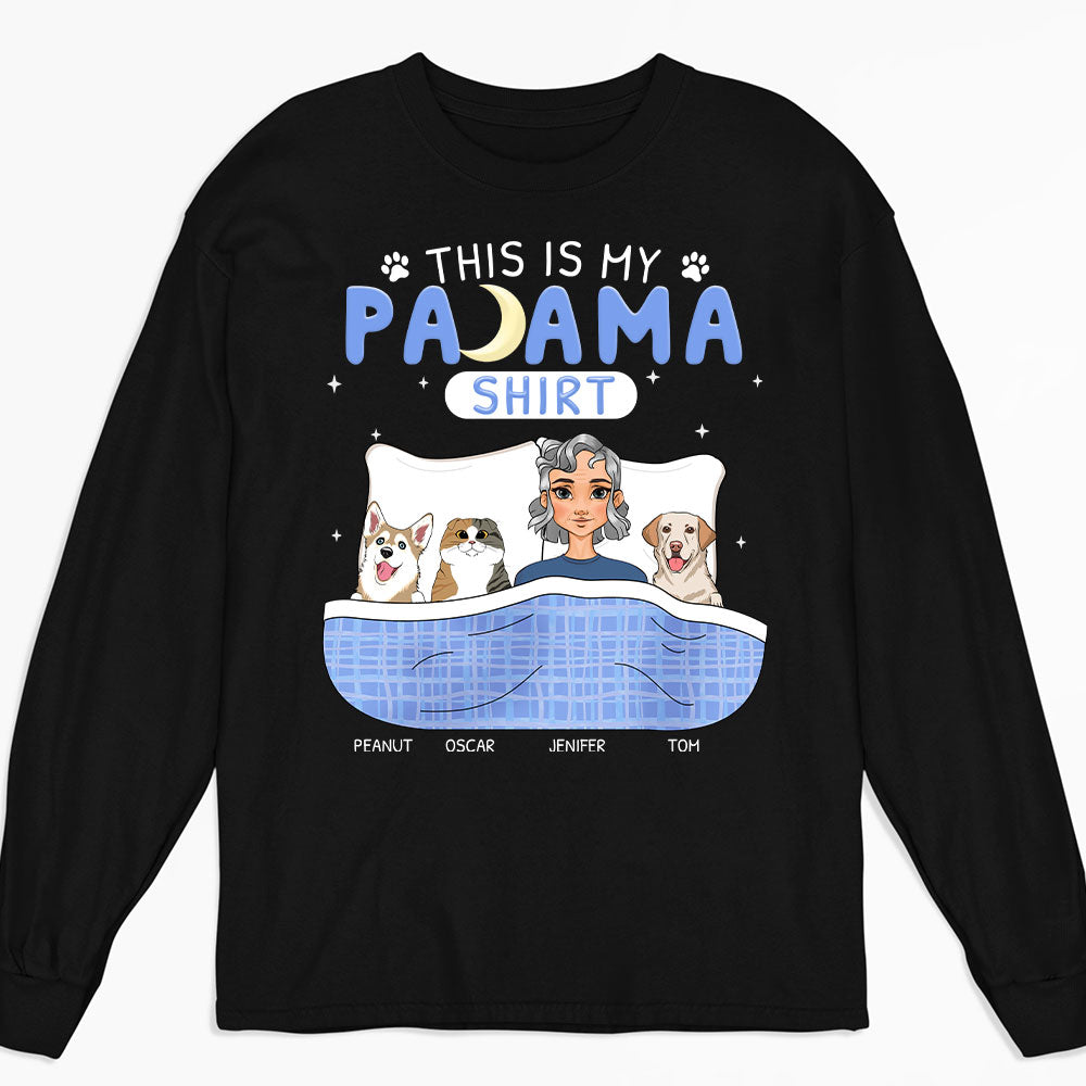 This Is Pajama - Personalized Custom Long Sleeve T-shirt