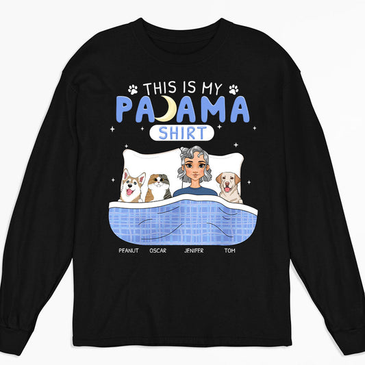 This Is Pajama - Personalized Custom Long Sleeve T-shirt