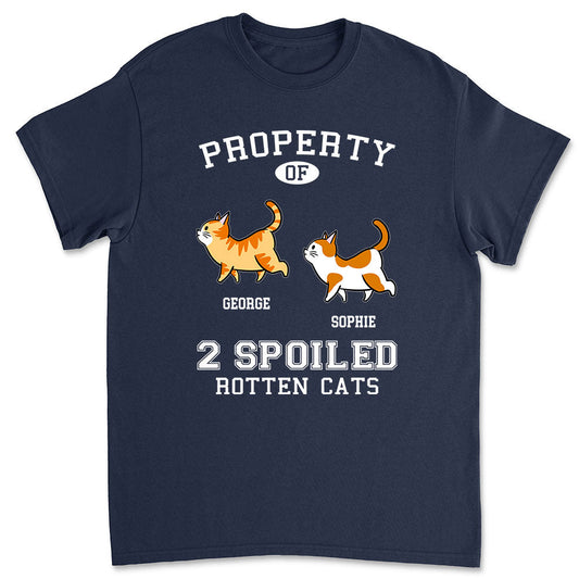 Property Of Rotten Cats - Personalized Custom Premium T-shirt