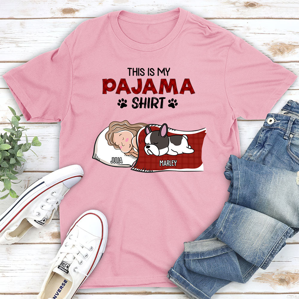 Sleeping Pet Pajama - Personalized Custom Premium T-shirt