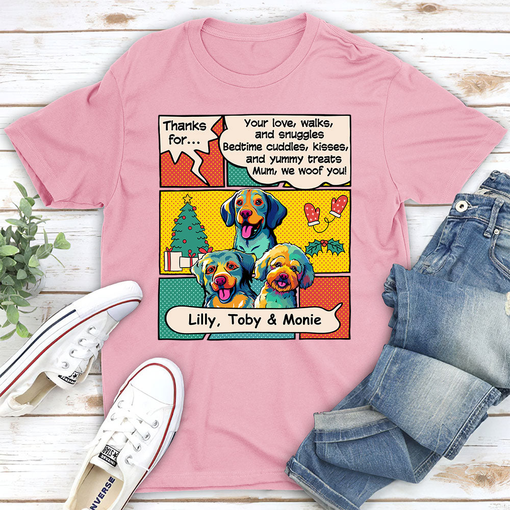 Thanks For Yummy Treats - Personalized Custom Unisex T-shirt