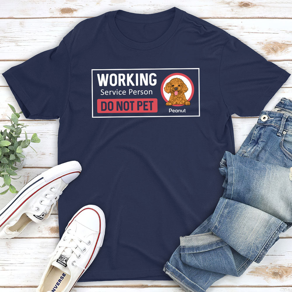 Working Service Person - Personalized Custom Unisex T-shirt