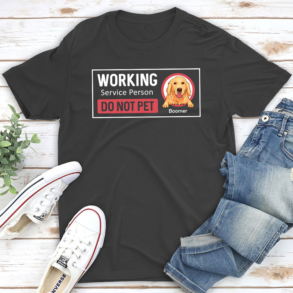 Working Service Person - Personalized Custom Unisex T-shirt
