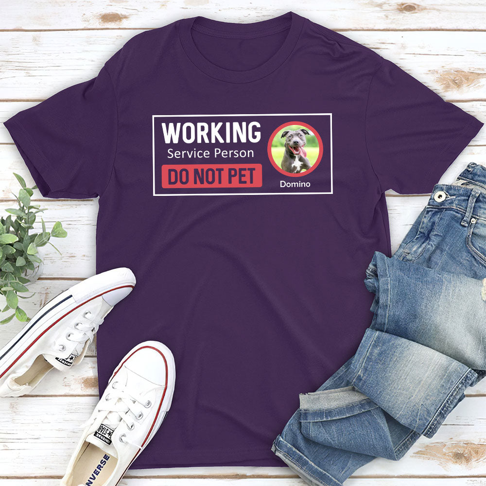 Working Service Person - Personalized Custom Unisex T-shirt
