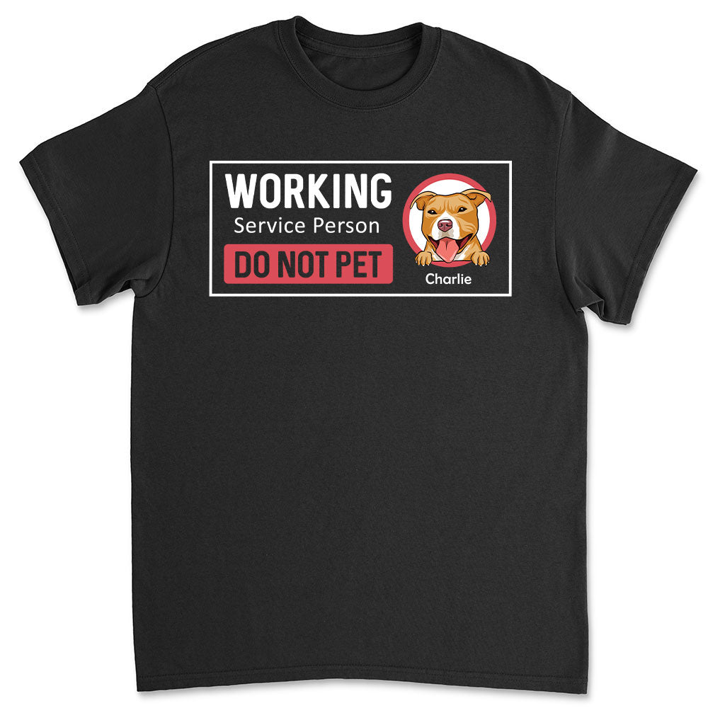 Working Service Person - Personalized Custom Unisex T-shirt