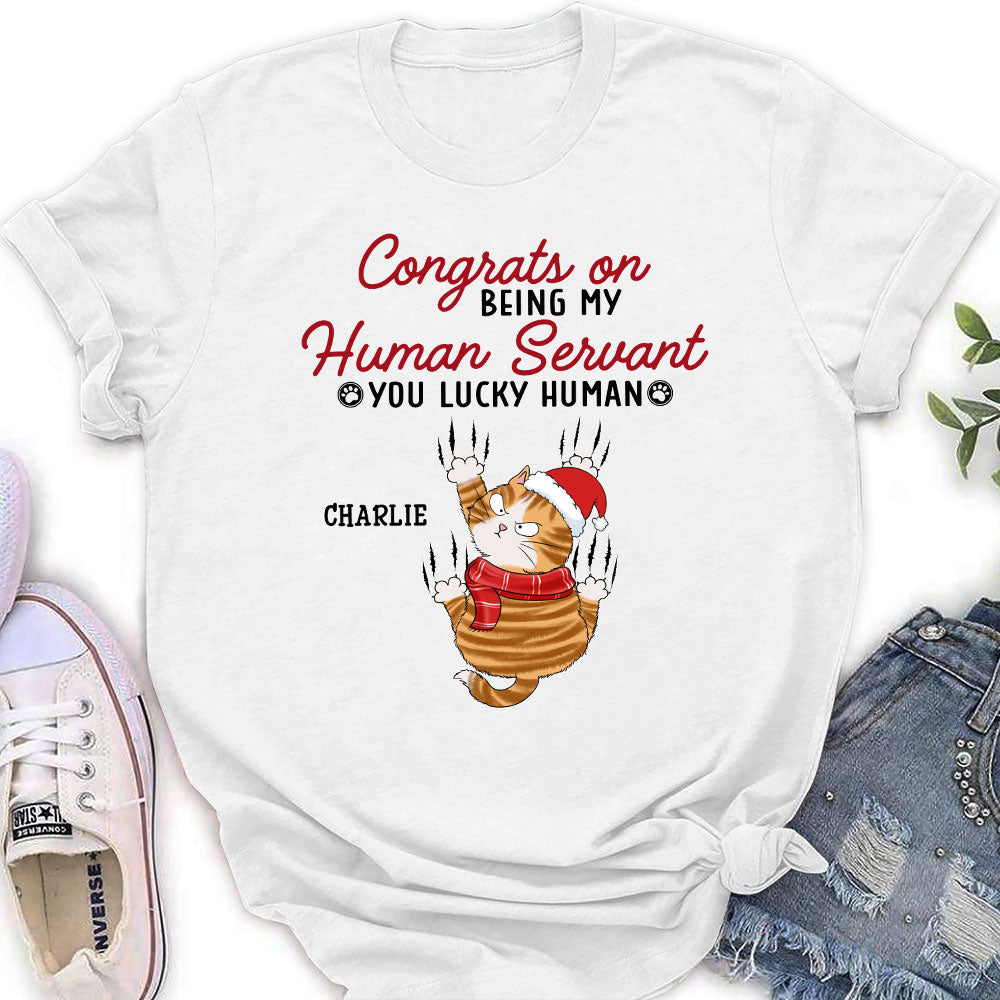 Congrats Servant - Personalized Custom Women's T-shirt
