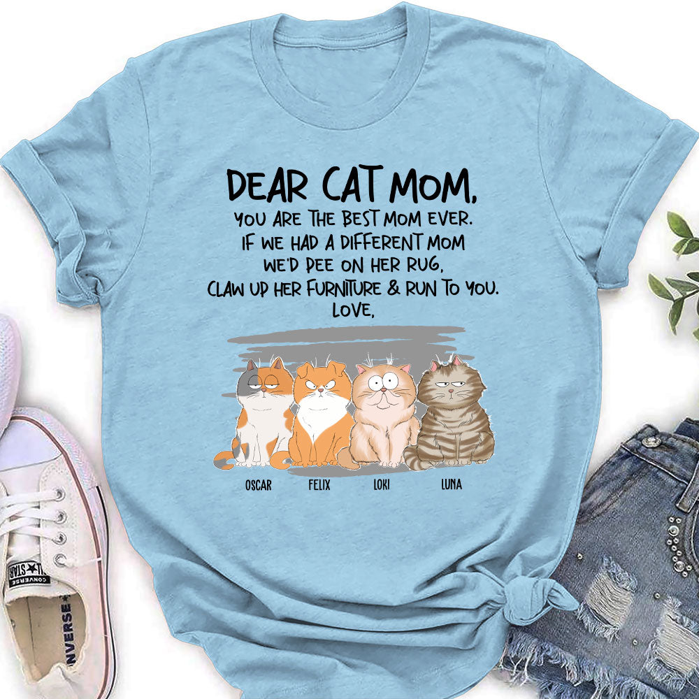 Pee On Her Rug - Personalized Custom Women's T-shirt